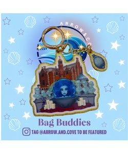 Haunted mansion bag charm