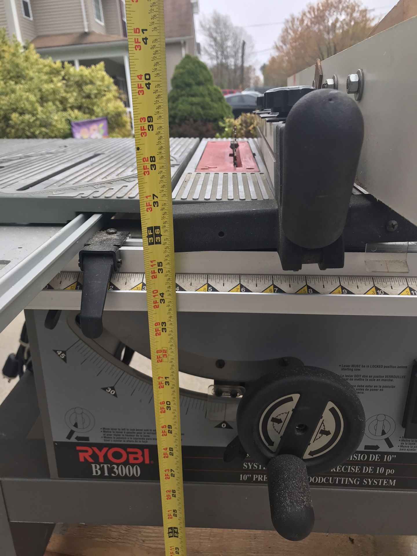 RYOBI BT3000 Table Saw/Router Combo for Sale in Egg Harbor Township