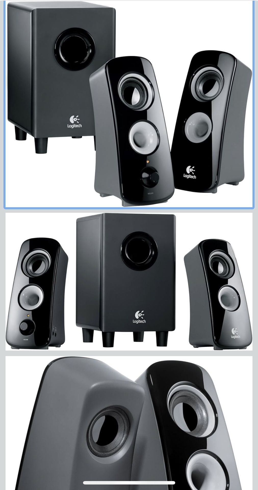 Logitech Speaker System With Subwoofer