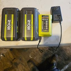 Cargador y batería  40v