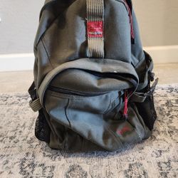 Rolling Travel Backpack With Collapsible Handle