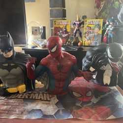 3 Bust Banks Spider-Man / Batman / Venom