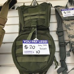 Army Green Backpack 