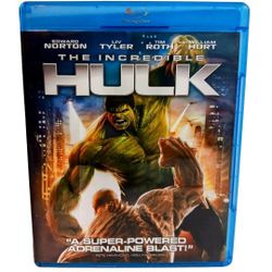 The Incredible Hulk: Blu-Ray 2008 Edward Norton Liv Tyler Tim Roth Like New