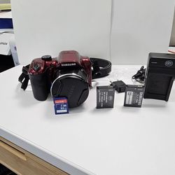 Samsung WB1100F 16.2MP Digital Camera with Charger/Strap/32 Memory Card