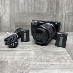 Sony NEX-7 Digital Camera w/ 2 Batteries and Strap LOW SHUTTER COUNT 2238 Tested Working