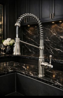 kitchen faucet 20" brushed nickel