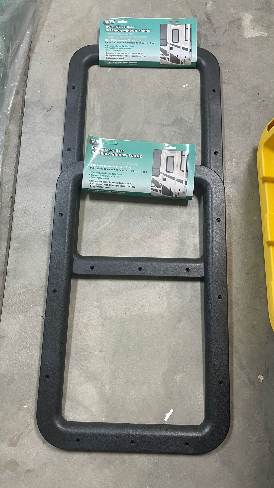 Valterra RV Entrance Door Interior Window Frame
