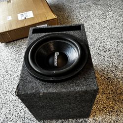 12” Commando 800w Subwoofer In Ported Enclosure