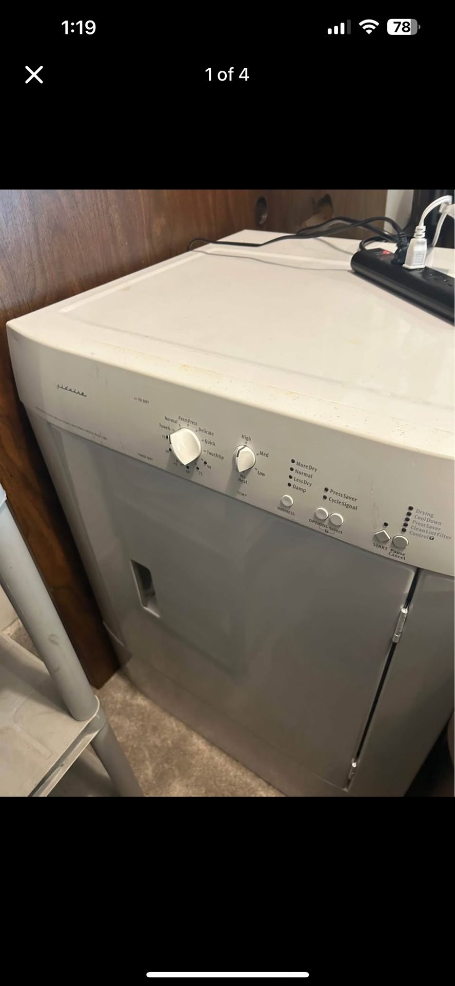 Frigidaire Dryer – Works Great!
