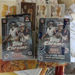 2025 Topps Chrome NFL Blaster/Hanger