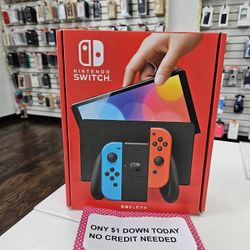 New Nintendo Switch OLED Touch Screen Gaming Console - PAYMENTS AVAILABLE With $1 DOWN