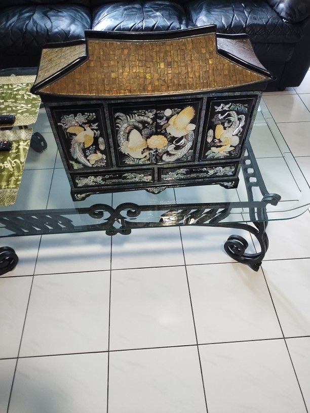 Vintage Oriental Jewelry Box