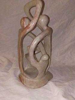 Soapstone hand carved statue