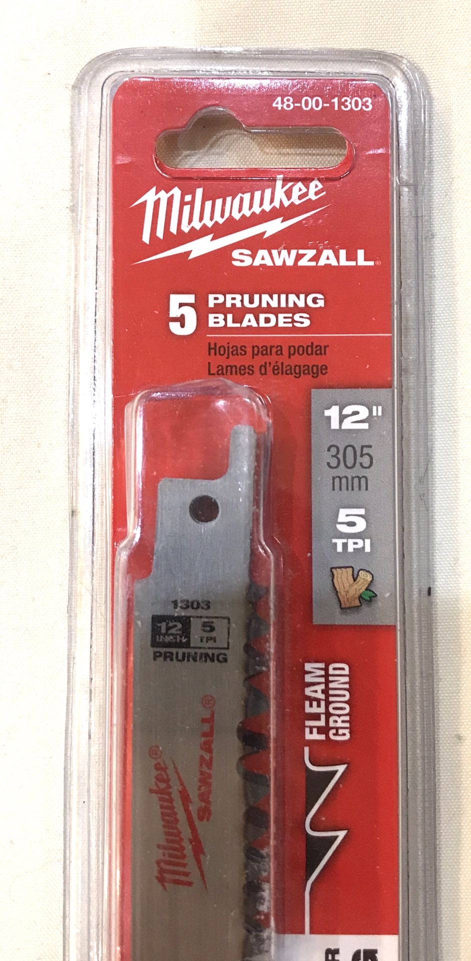 Brand New Milwaukee Sawzall 5 pruning blades