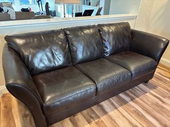 Black Leather Couch