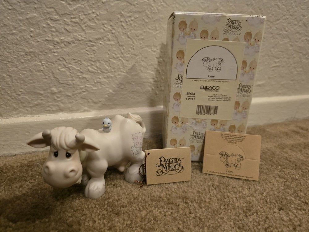 Precious Moments Cow