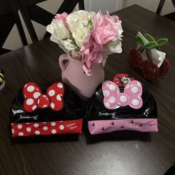 The Crème Shop x Disney Minnie Mouse dome travel pouches/makeup bags