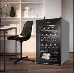 Hooure 24-Bottle Wine Cooler – Black