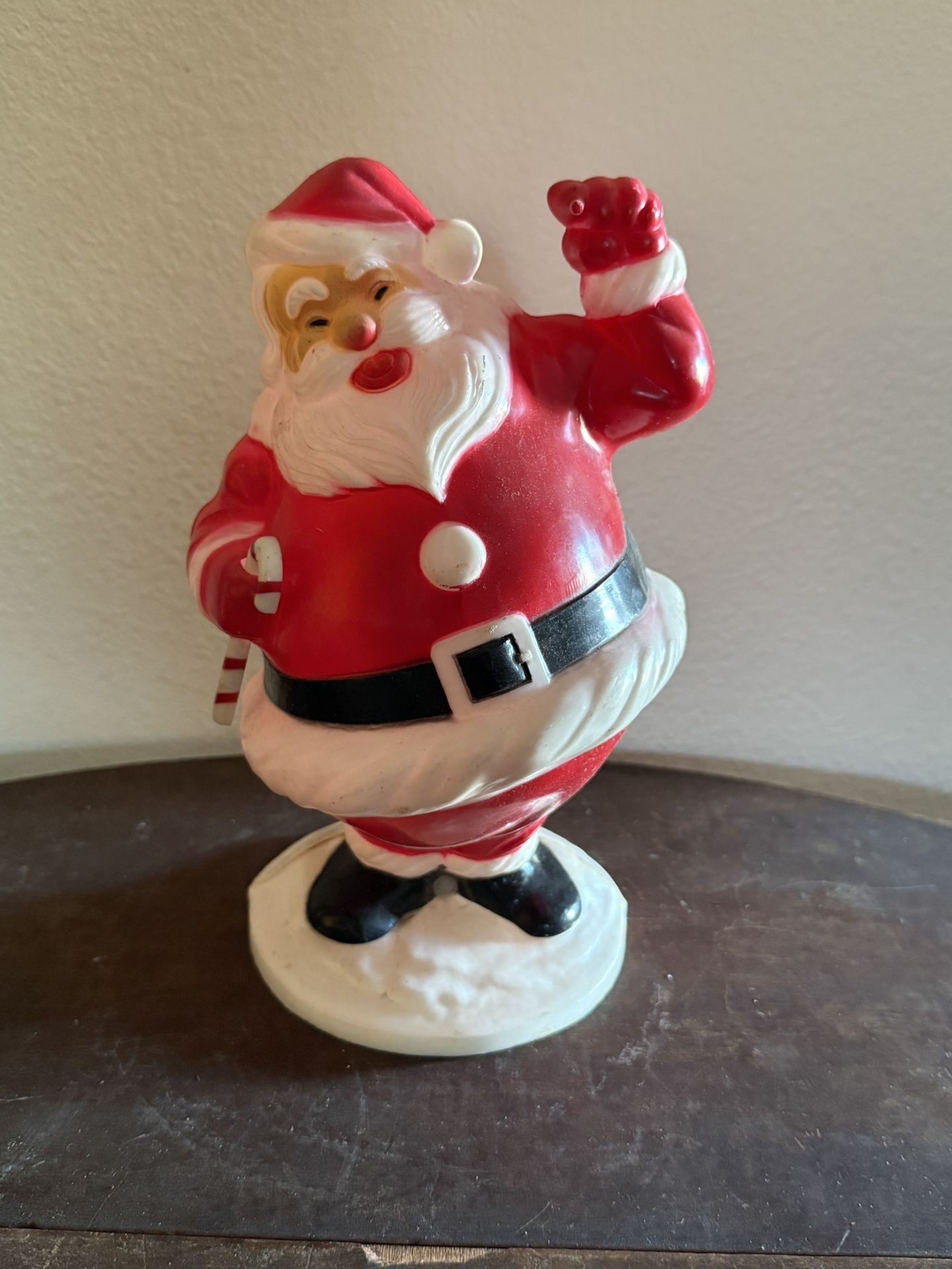 Vintage Christmas Blow Mold Santa Claus