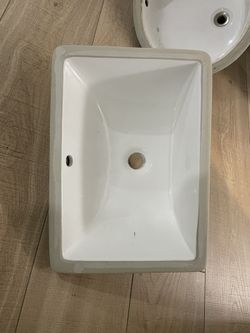 Ceramic White Bathroom Sink. Only $20