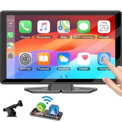 Carplay Screen For Car 7" Wireless Portable