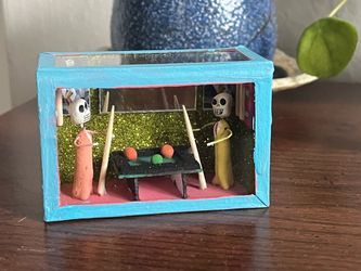 Mexican Diorama pool billiards