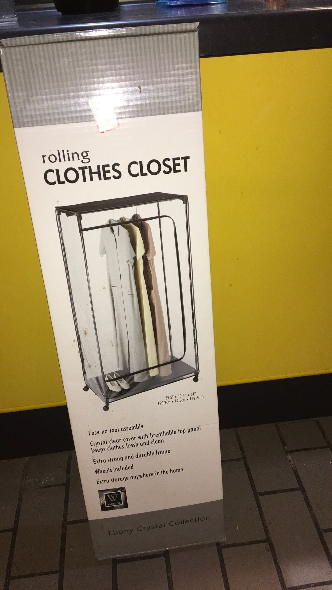 Rolling Clothes Closet