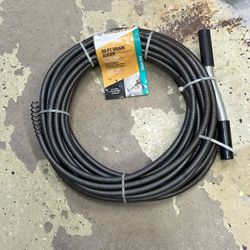 50’ Manual Drain Auger With Handle