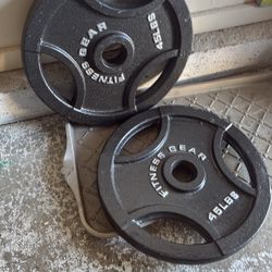 45lb Metal Plate Weights For Barbell 