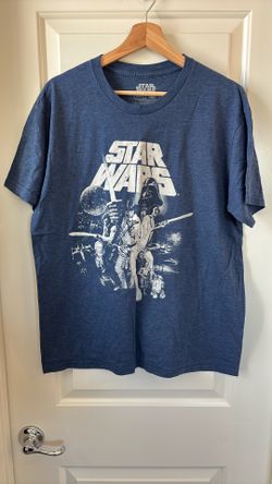 Star Wars Men Graphic T Shirt Size Large Blue