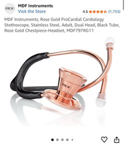 MDF ROSE GOLD STETHOSCOPE