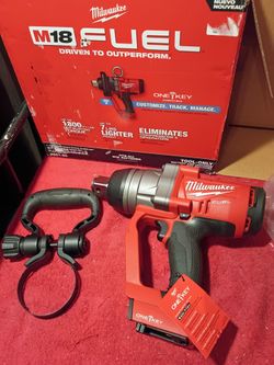 M18 MILWAUKEE FUEL ONE KEY 1" impact wrench tool only $$650