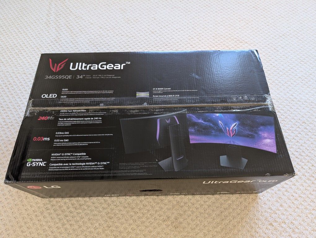 LG 34GS95QE 34" Gaming Monitor