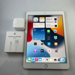 Apple iPad 6 32GB ROSE GOLD 9.7” Fully Functional Excellent Condition!!!