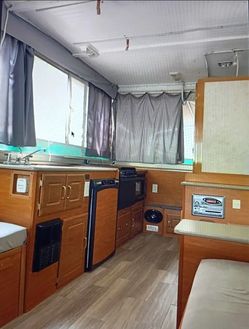 RV / Camper Interior with Kitchen