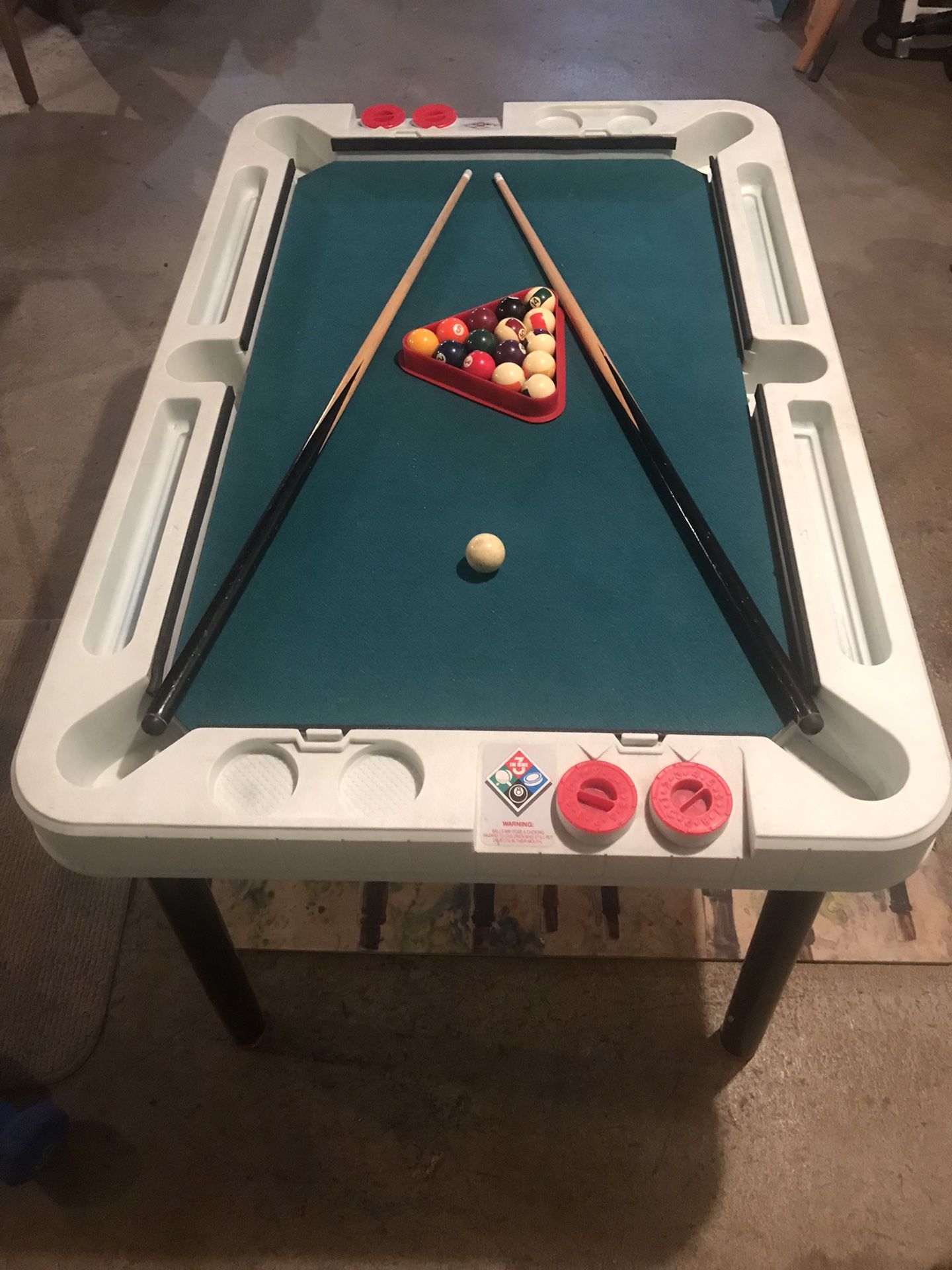 Vintage Fisher Price 3 In 1 Tournament Table