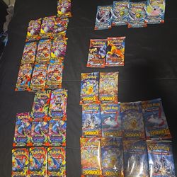 Pokemon BOOSTER Packs 34 Variety