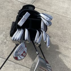 Taylormade Clubs With Golf Bag