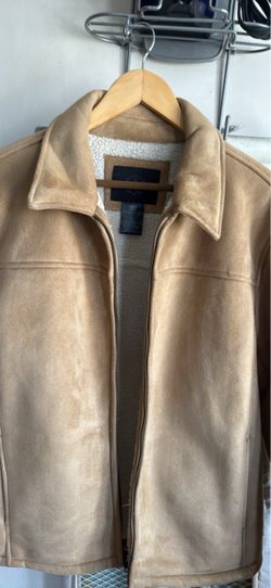 Covington Faux Suede Sherpa Lined Jacket