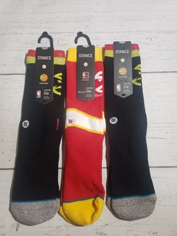 Stance Atlanta Hawks Men's Socks New Size Medium(6-8.5)