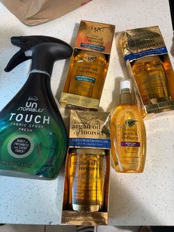Hair oils / febreeze