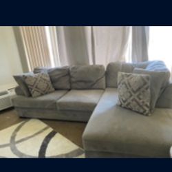 Grey Sway Sectional Couch