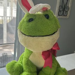 Green "bunny Frog" Plush 
