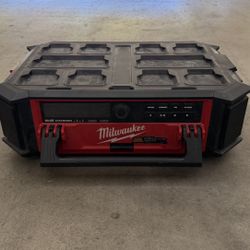 M18 Lithium-Ion Cordless PACKOUT Radio/Speaker with Built-In Charger