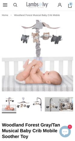 Woodland Baby Crib Mobile 