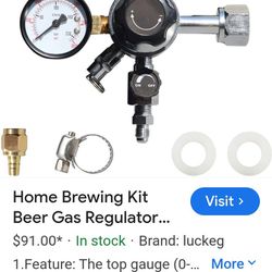 CO2 Regulator For Home Brewing 