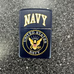 Zippo 00931 US Navy Blue Matte Lighter