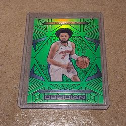 Cade Cunningham Green Obsidian /25