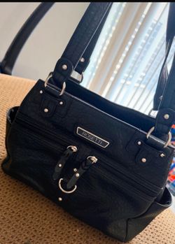 Rosetti Black Handbag – Stylish & Practical# bolsas